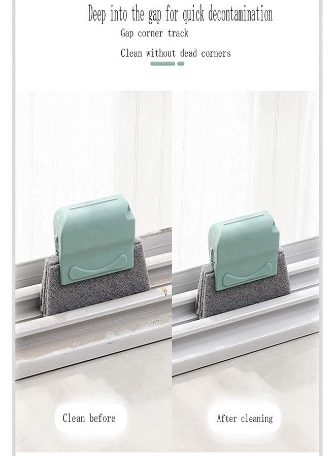 TORIOX فرشاة تنظيف إطارات النوافذ من توريوكس، وفرشاة تنظيف الغبار، ومجرفة صغيرة لتنظيف مسارات الأبواب، وأداة تنظيف الغبار لجميع الزوايا والحواف والفجوات، ضرورية للمكتب والمنزل والمطبخ - Image 5